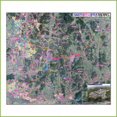 용인시광역권개발계획구상도 [롤스크린] 300cm×264cm